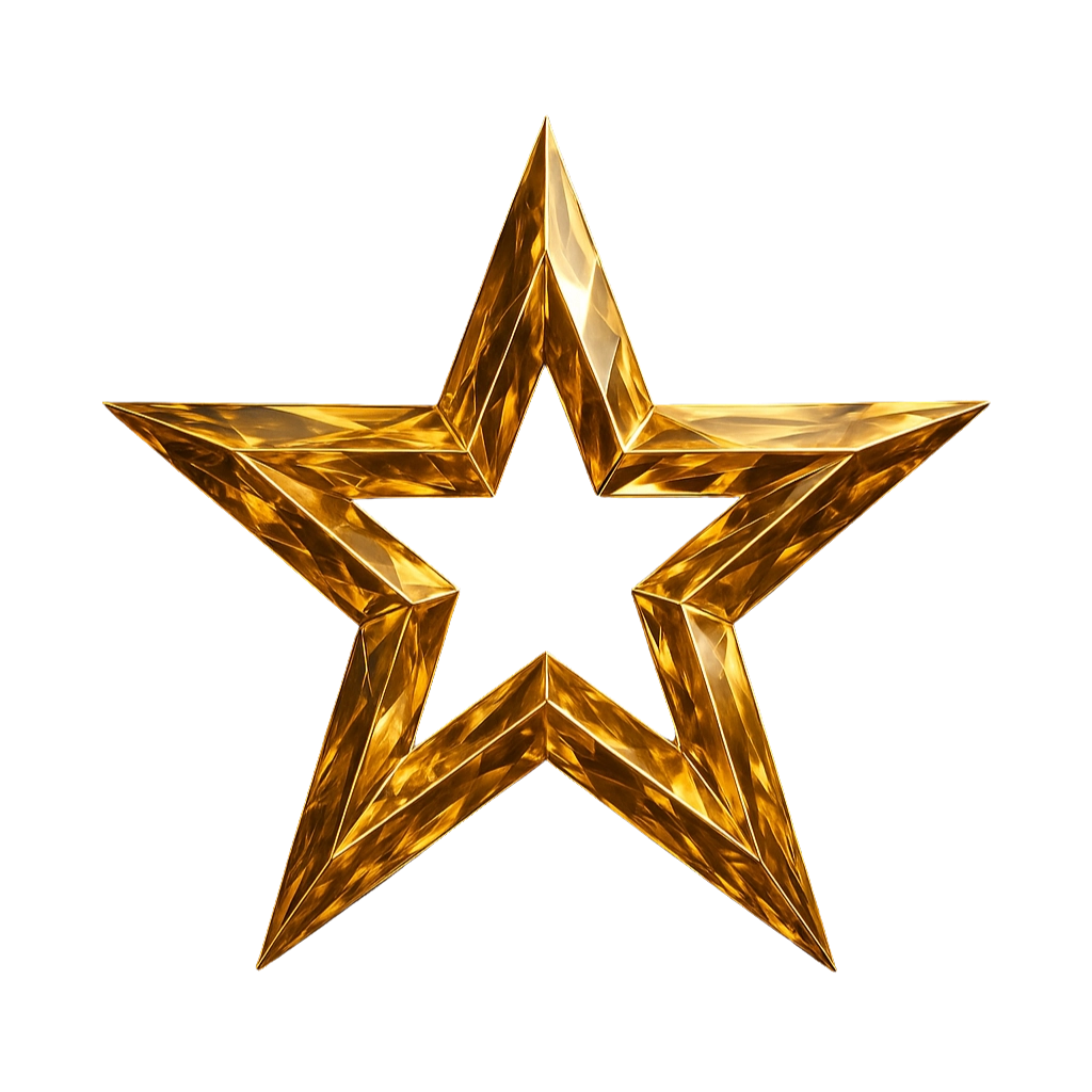 Zlatá hviezda logo